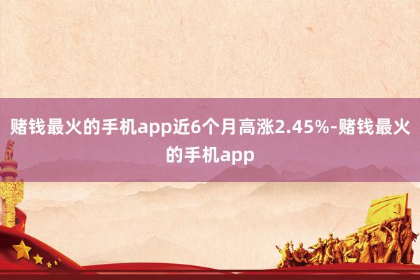 赌钱最火的手机app近6个月高涨2.45%-赌钱最火的手机app